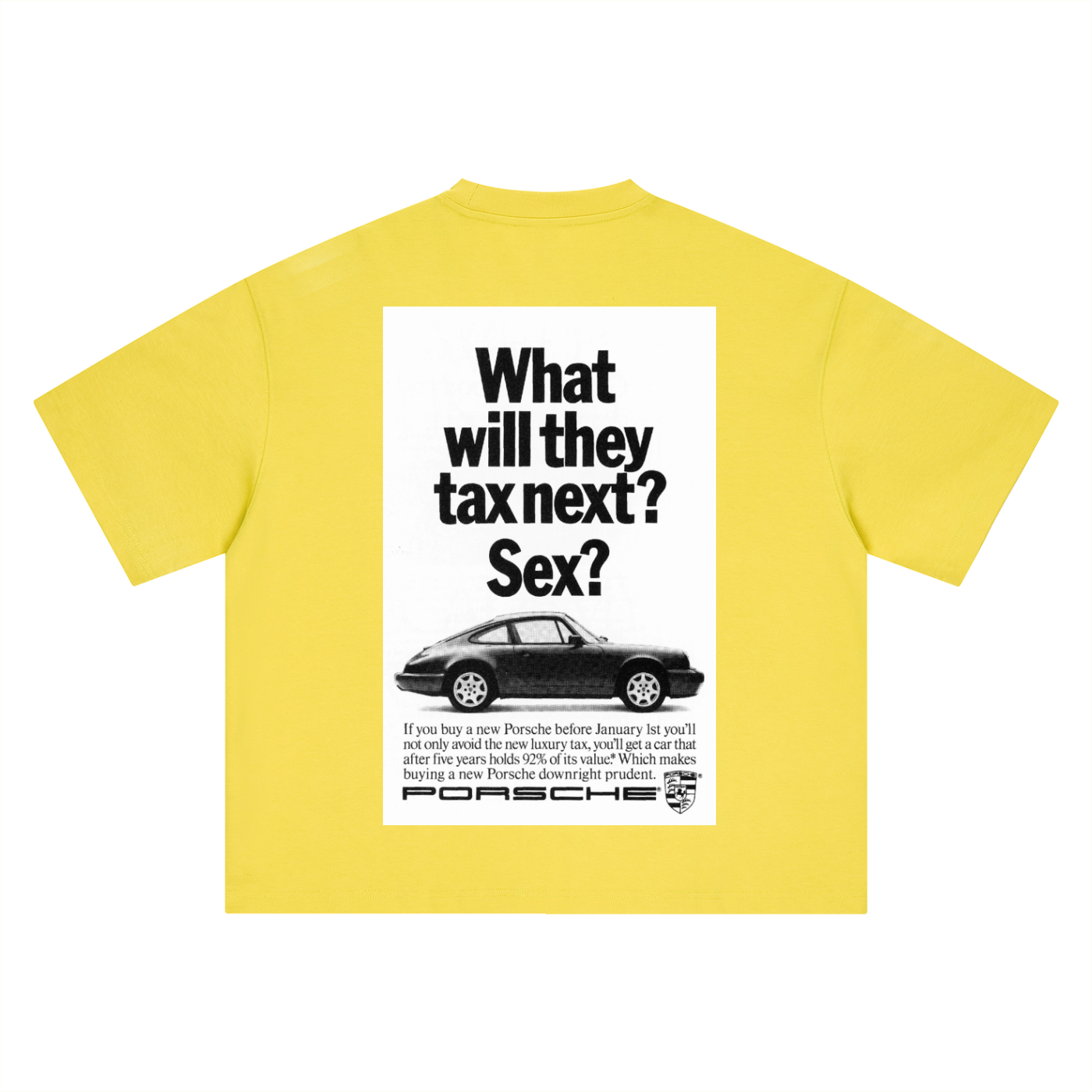 Funny vintage car ad shirt