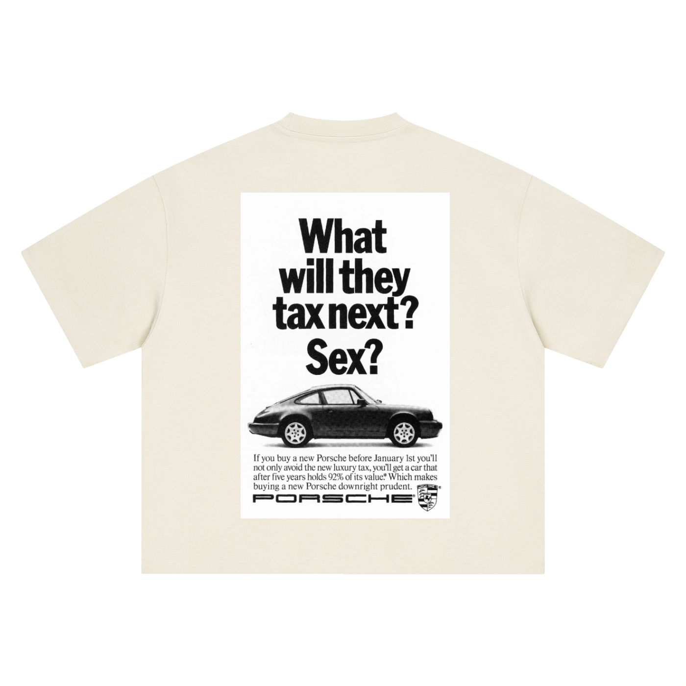 Funny vintage car ad shirt