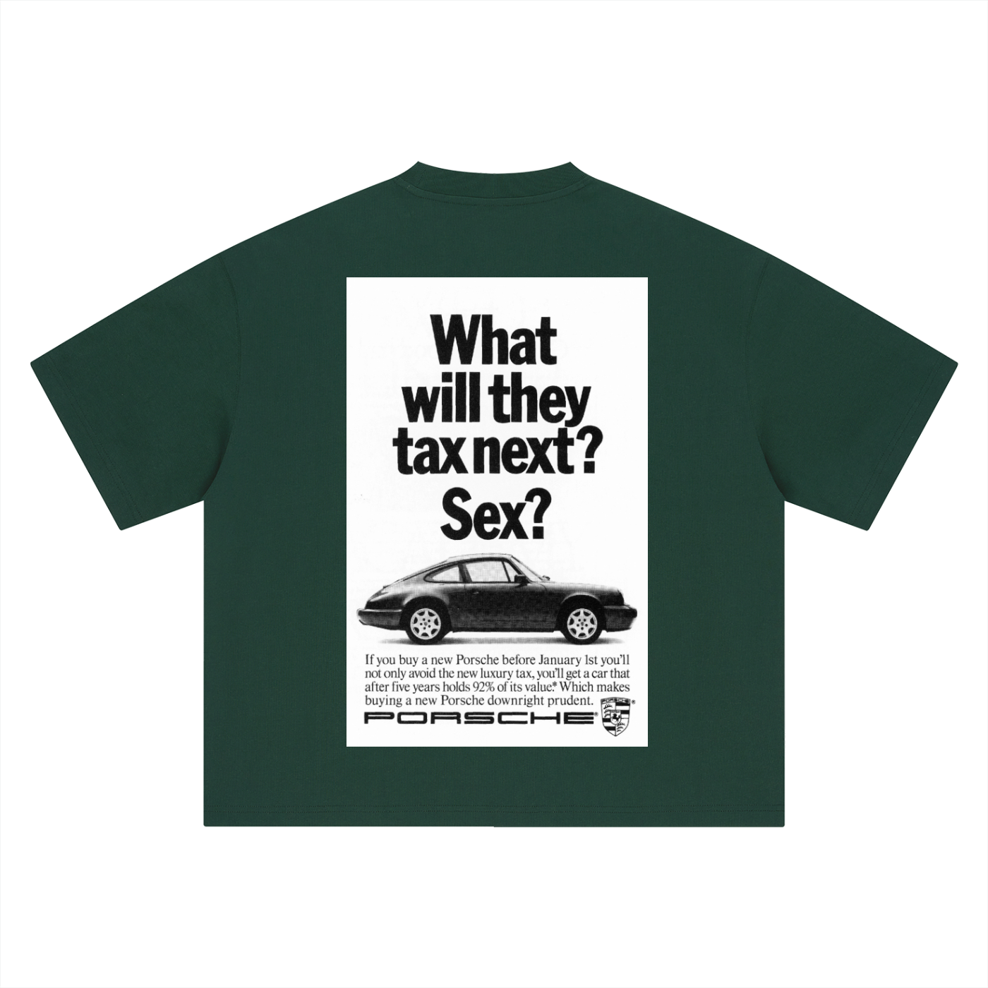 Funny vintage car ad shirt