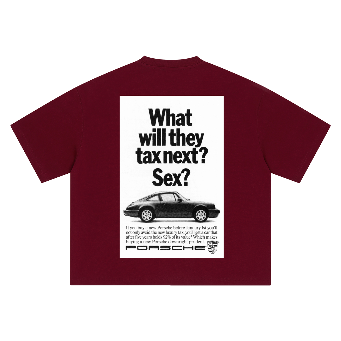 Funny vintage car ad shirt